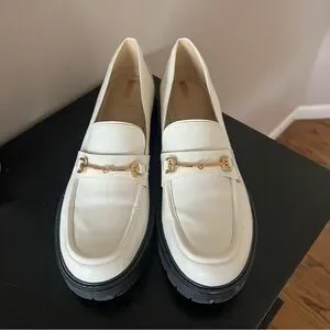 Sam Edelman White Leather Loafers with Gold Accent Sam Edelman Lucca Loafer (Women) | Nordstrom main image 2